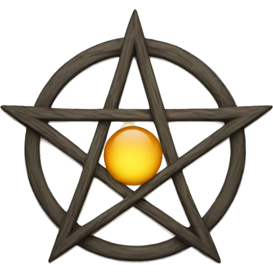 pentagram with a circle emoji