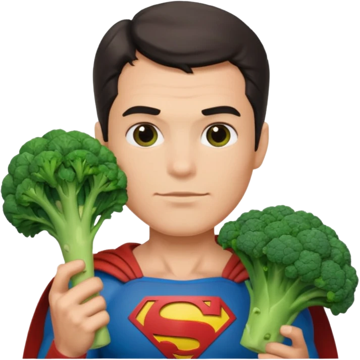 brocoli superman emoji