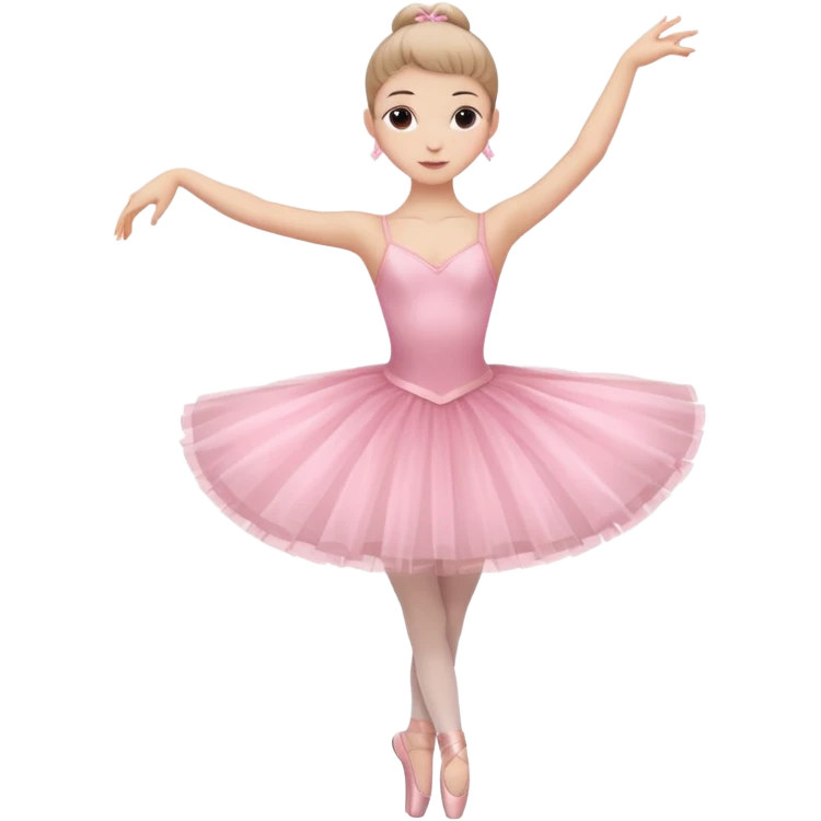 ballerina full body pink emoji