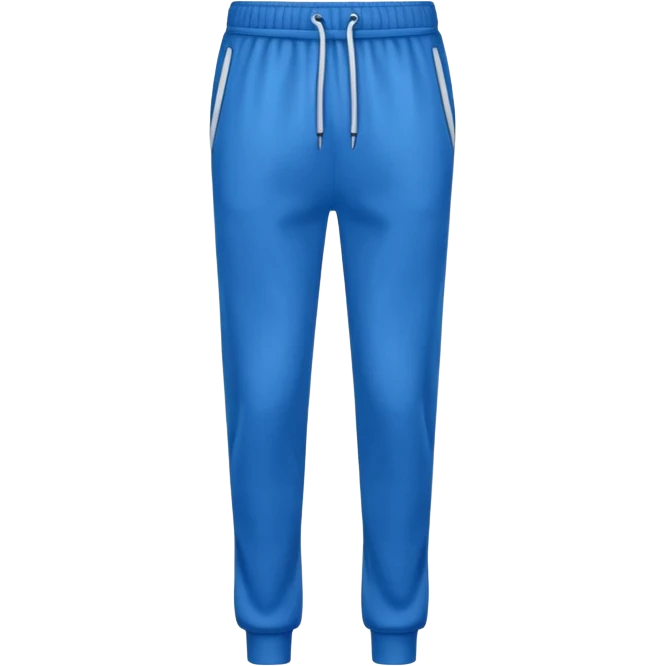 tracksuit bottom blue emoji