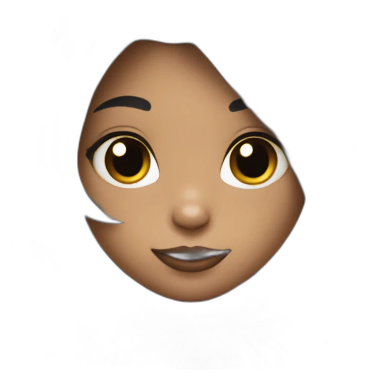 coquette dark rabbit emoji