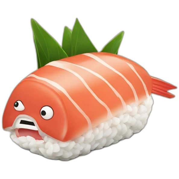 Rampaging Tuna Nigiri Sushi emoji