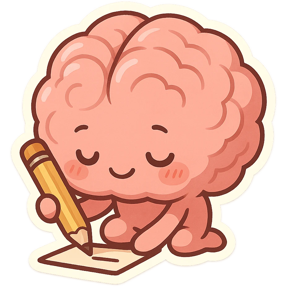 Brainwrote without text emoji