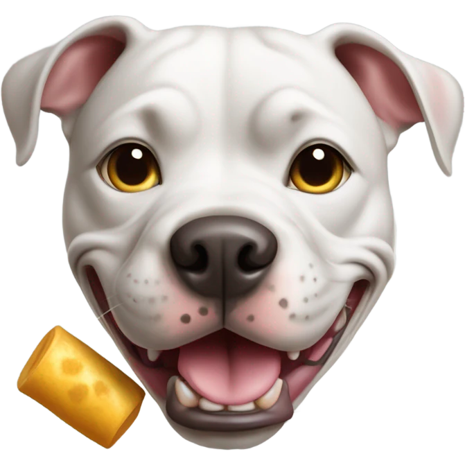 Playful pitbull  emoji