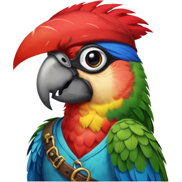 pirate and parrot emoji