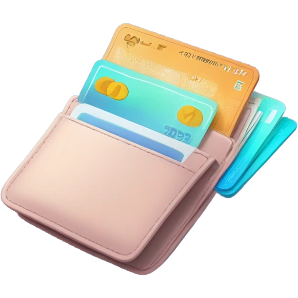 Futuristic LoFi themed stablecoin wallet emoji