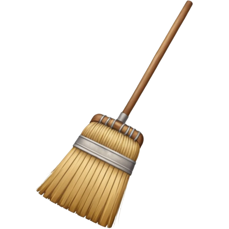 old style broom  emoji