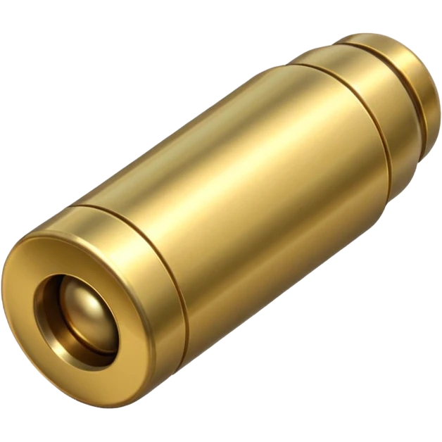 a single bullet sligly ratated to the right side emoji