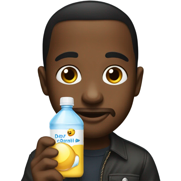 Can you do diddy Holding a Baby oil  emoji
