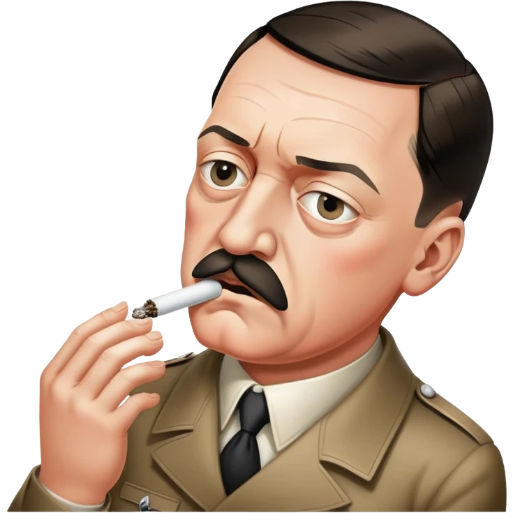 Hitler snorting cocaine   emoji