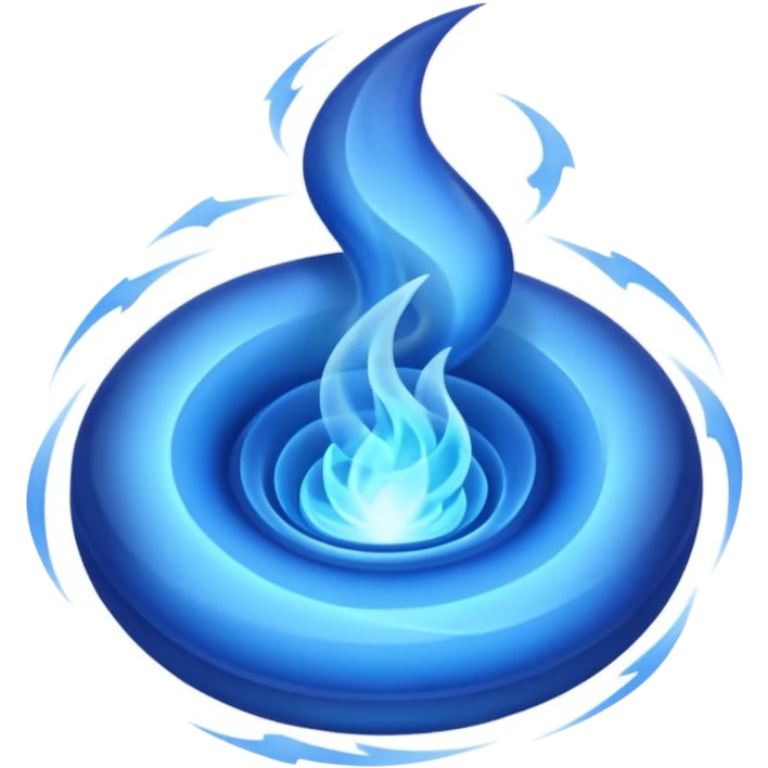 blue fire emoji