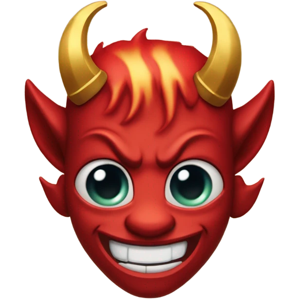 Devil with halo emoji