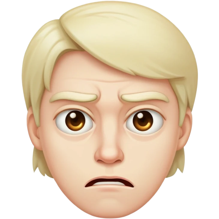 Disgusted face  emoji