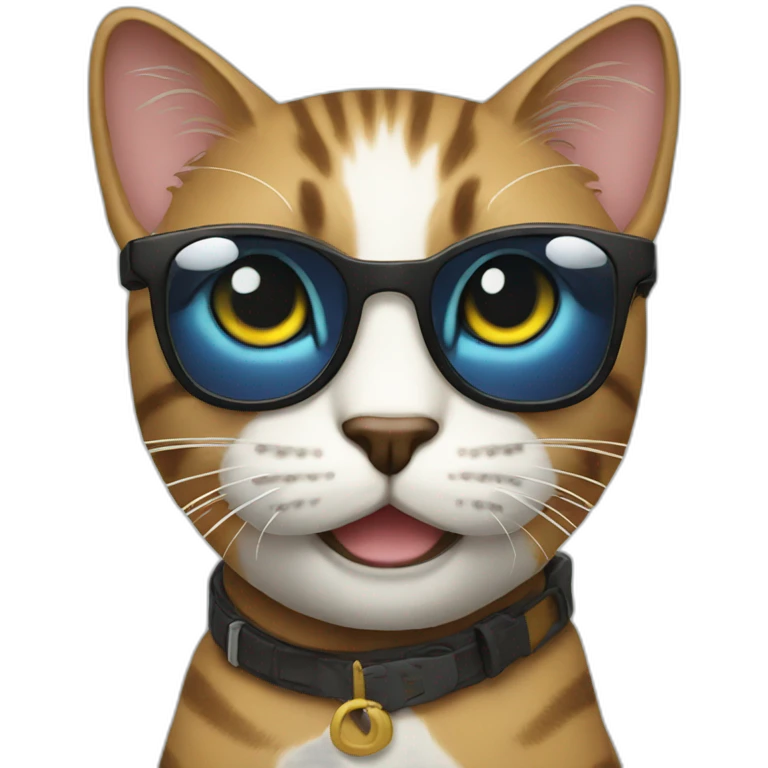 Cool cat emoji