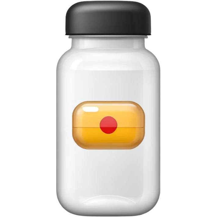 Pill bottle emoji