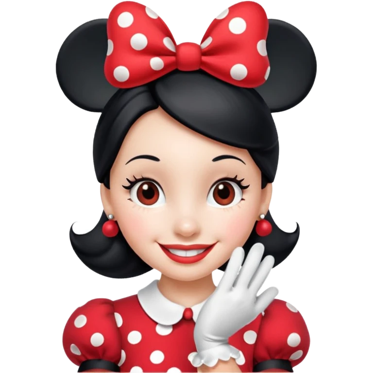 minnie mouse emoji emoji