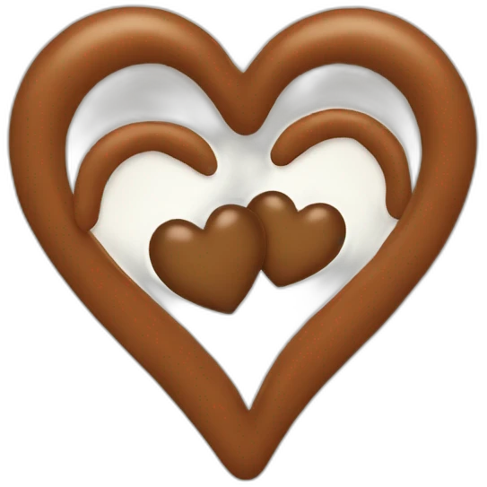 Heart between two beans emoji