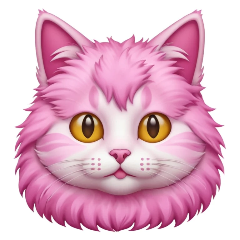 Cat pink emoji