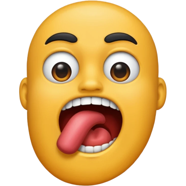 Dick in the mouth emoji