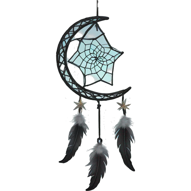 crescent-stars-dreamcatcher emoji