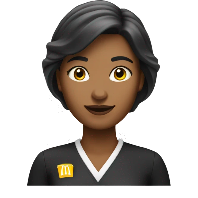 Mc Donalds cashier woman  emoji