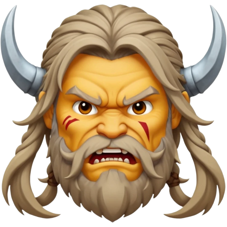 viking berserkir face emoji