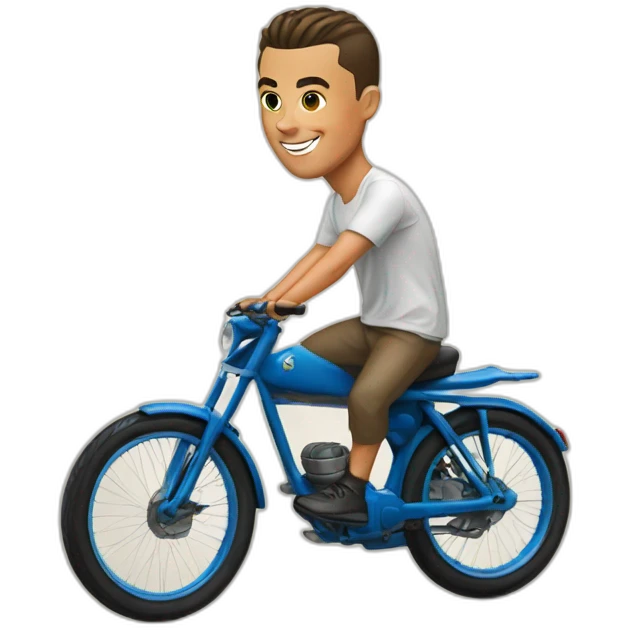 Ronaldo sur un sanglier emoji
