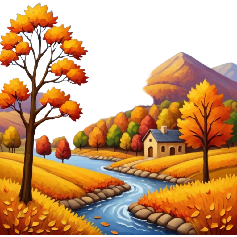 thumbnail picture mac os, painting on wall, autumn emoji