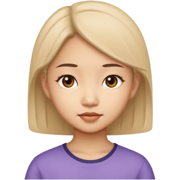 Asian girl emoji