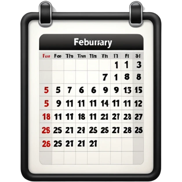 dibuja el 11 de febrero  emoji