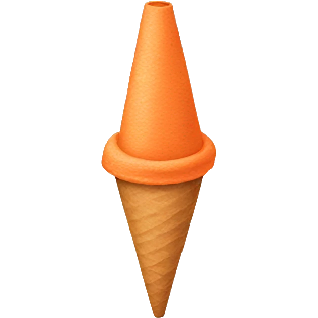 Cone  emoji