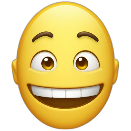 Crazy smile face emoji