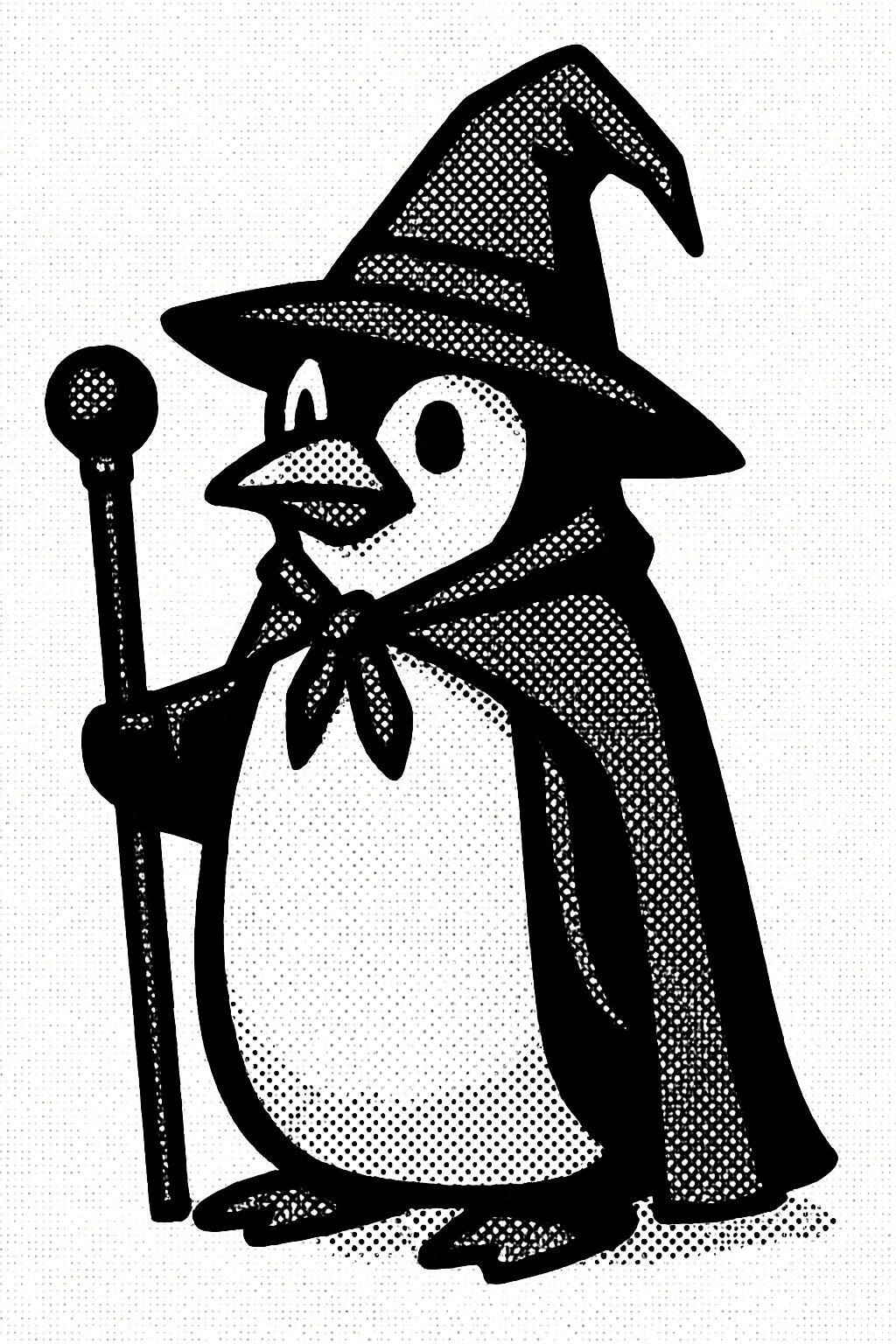 Penguin Wizard emoji