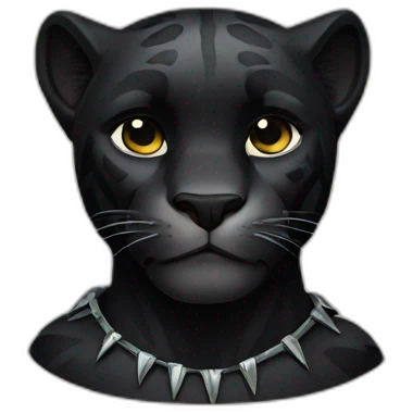 Black panther  emoji