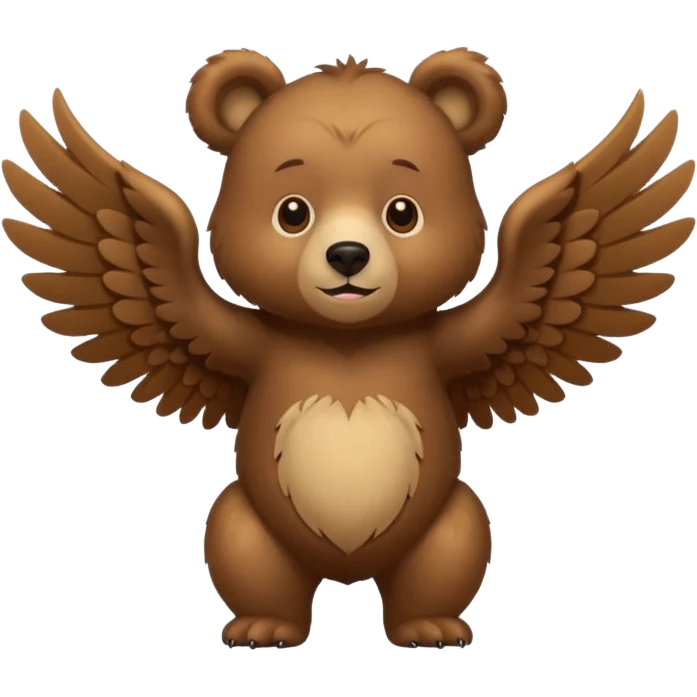 bear with wings emoji
