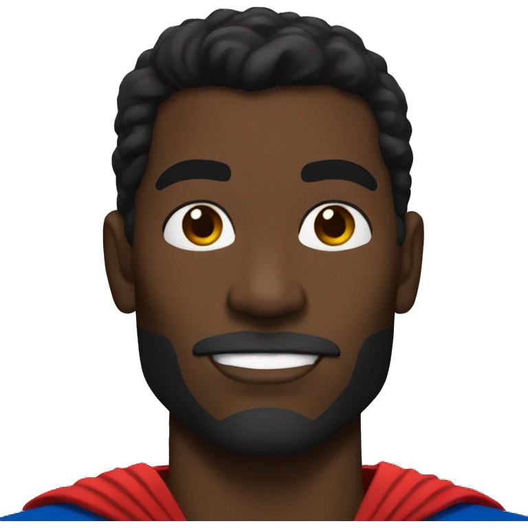 Black superman emoji