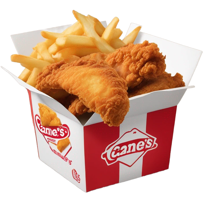 raising canes box combo emoji