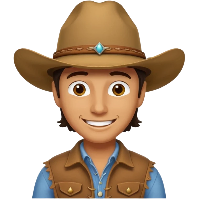fly hat cowboy  emoji