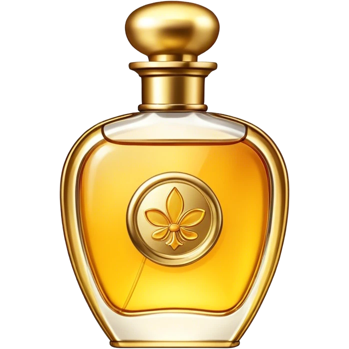 Esthetic light gold perfume  emoji