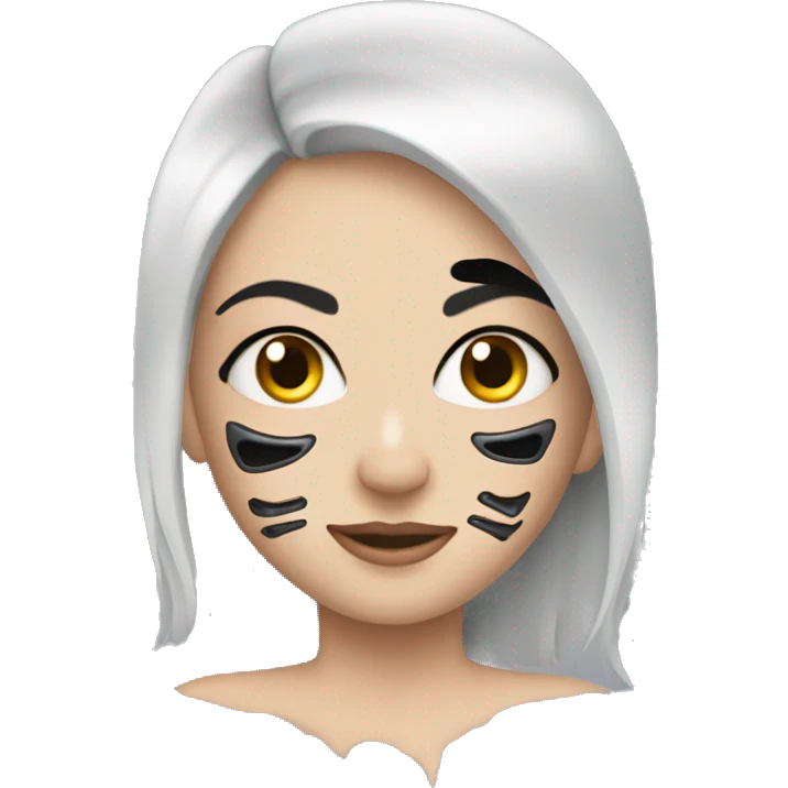 Cara de mascara e bone emoji