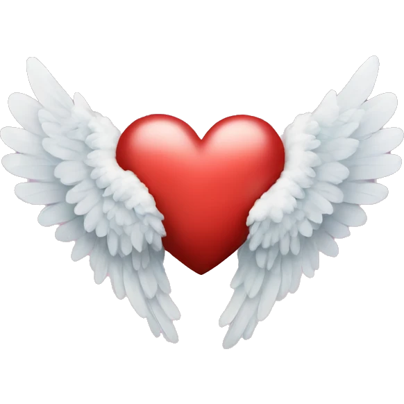 heart with angel wings emoji