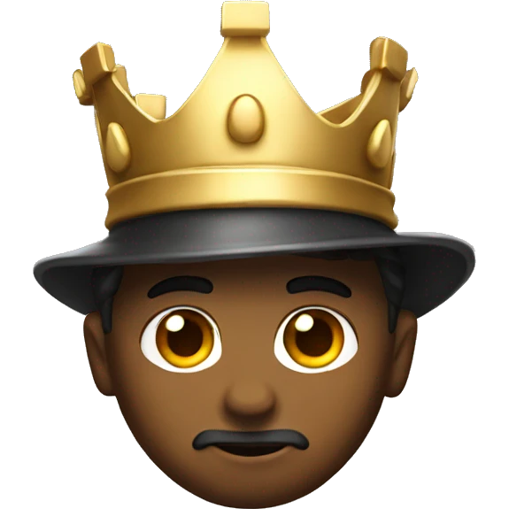 Detective wearing Kings crown  emoji