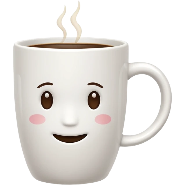 classic white coffee cup, minimalism, no emojis or faces emoji