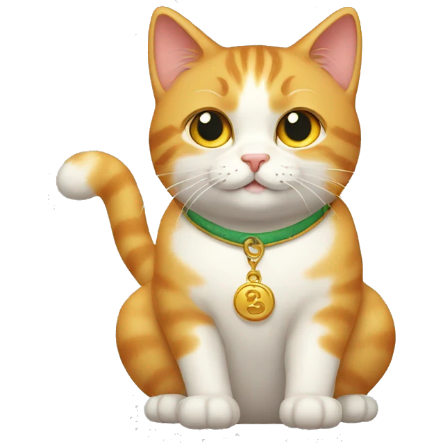 lucky thirteen cats emoji