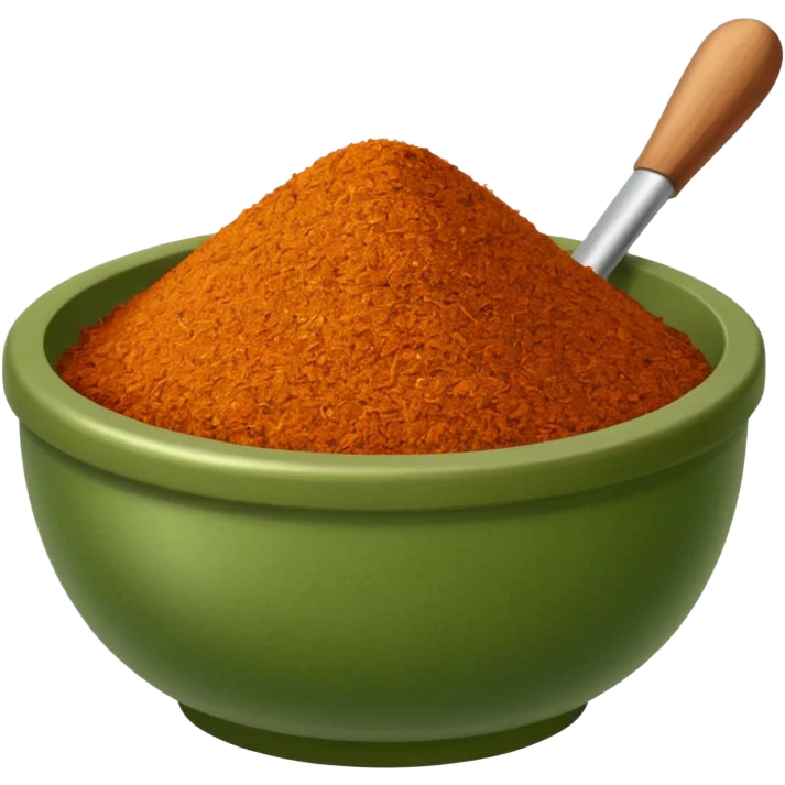 bowl of Italian seasoning, simple, clear emoji