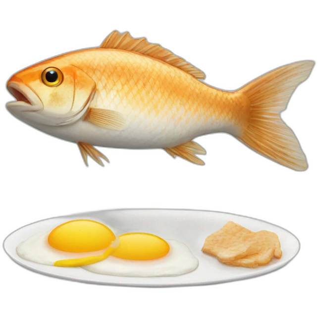 Fish for breakfast emoji