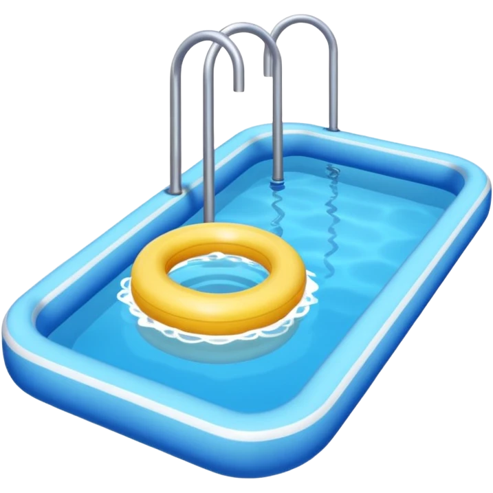 Imagem de uma piscina emoji