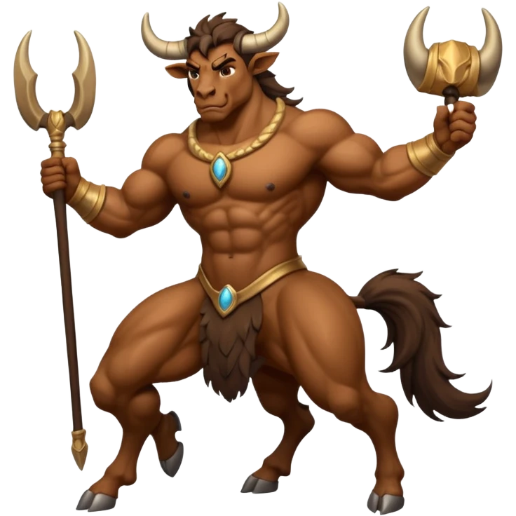 Centaur bull emoji