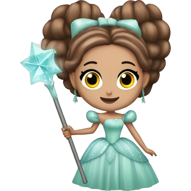 Ariana Grande as Glinda Wicked wand emoji