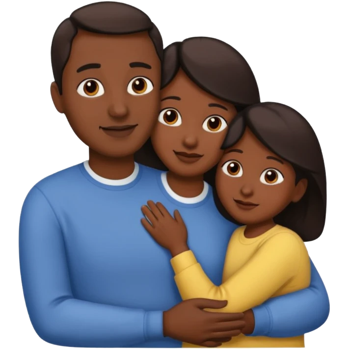 abrazar a mi papa mama emoji
